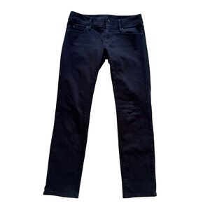 Lilly Pulitzer Worth Straight Jean Black Size 4 Cotton Spandex Blend